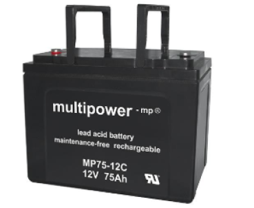 multipower-mp® AGM Bleiakkumulator MPC75-12 12V 75Ah zyklenfähig